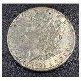 1891-S Morgan Silver Dollar