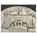 1949-D Benjamin Franklin Half Dollar Silver Coin