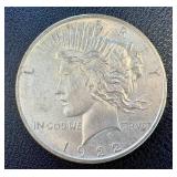 1922-D Peace Dollar - Denver Mint, Silver Coin