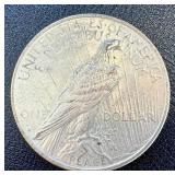 1922-D Peace Dollar - Denver Mint, Silver Coin