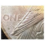 1922-D Peace Dollar - Denver Mint, Silver Coin