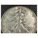 1945-D Walking Liberty Half Dollar Denver Mint - 90% Silver