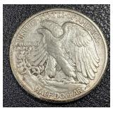 1945-D Walking Liberty Half Dollar Denver Mint - 90% Silver