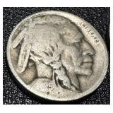 Buffalo Nickels - 15 Coins, 1926, 1927, 1930, 1934, 1936