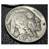 Buffalo Nickels - 15 Coins, 1926, 1927, 1930, 1934, 1936