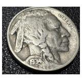 Buffalo Nickels - 15 Coins, 1926, 1927, 1930, 1934, 1936