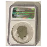 Perth Mint 2014 Year of the Horse 1 oz Silver Coin NGC MS69