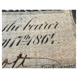 Confederate States of America Twenty Dollar Note - 1864 - Serial #1323