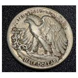 1944 Walking Liberty Half Dollar - 90% Silver, Circulated