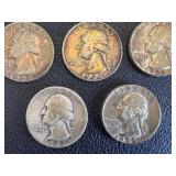 Washington Quarters - 17 Circulated Coins