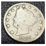 Liberty Head Nickel (V Nickel) - Circulated - 1901-1912 (Lot of 8)