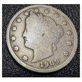 Liberty Head Nickel (V Nickel) - Circulated - 1901-1912 (Lot of 8)