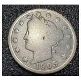 Liberty Head Nickel (V Nickel) - Circulated - 1901-1912 (Lot of 8)