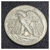 1945 Walking Liberty Half Dollar Coin