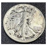 Walking Liberty Half Dollars - 1941 & 1943