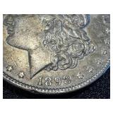 Morgan Silver Dollar 1898 - United States One Dollar Silver Coin