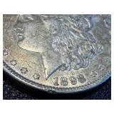 Morgan Silver Dollar 1898 - United States One Dollar Silver Coin