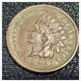 Indian Head Cents - 14 Circulated Coins, Dates Vary (1897-1908)