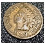 Indian Head Cents - 14 Circulated Coins, Dates Vary (1897-1908)