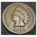 Indian Head Cents - 14 Circulated Coins, Dates Vary (1897-1908)