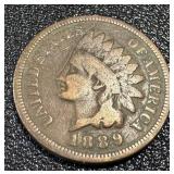 Indian Head Cents - 14 Circulated Coins, Dates Vary (1897-1908)