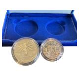 United States Mint Liberty Coins 1886-1986 Two-Coin Set