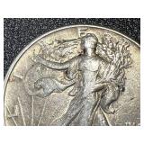 Walking Liberty Half Dollar - 1943, Circulated