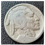 Buffalo Nickels (Lot of 9) - Circulated, Dates Vary (1935-1937)