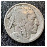 Buffalo Nickels (Lot of 9) - Circulated, Dates Vary (1935-1937)