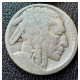 Buffalo Nickels (Lot of 9) - Circulated, Dates Vary (1935-1937)