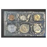 1962 Franklin Half Dollar - 6-Coin US Mint Philadelphia Display Set