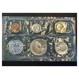 1962 Franklin Half Dollar - 6-Coin US Mint Philadelphia Display Set