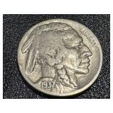 Buffalo Nickels & Liberty Nickel (11 Coins) - 10 Buffalo Nickels & 1 Liberty Nickel