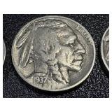 Buffalo Nickels & Liberty Nickel (11 Coins) - 10 Buffalo Nickels & 1 Liberty Nickel