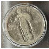Walking Liberty Half - Standing Liberty Quarter - Mercury Dime - Buffalo Nickel - Lincoln Cent