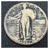 1927 Walking Liberty Coins Circulated (Lot of 4)