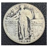1927 Walking Liberty Coins Circulated (Lot of 4)