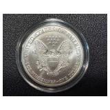 American Eagle Colorized 2000 1 oz .999 Silver Dollar - In Full Color