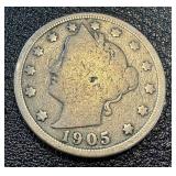 Barber Dimes - 1905, 1907, 1895 (Lot of 3)