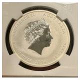 2014 Australia 50c Year of the Horse MS69 Early Releases NGC Slab