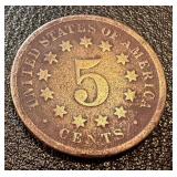 Union Shield Five Cent Coin, 1800