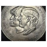 Royal Mint 1981 UK 6p Wedding Commemorative Coin - Charles & Diana