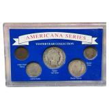 Americana Series Yesteryear Collection - Five Vintage US Coins (Lot of 5)