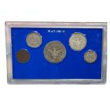 Americana Series Yesteryear Collection - Five Vintage US Coins (Lot of 5)