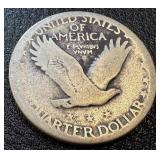 Walking Liberty Quarters - 7 Coins - 1925, 1926, 1927 - Circulated