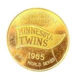 Minnesota Twins 1965 First World Series Token