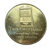Minnesota Twins 1965 First World Series Token