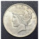 1922-D Peace Dollar Coin - One Dollar Silver, Denver Mint