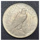 1922-D Peace Dollar Coin - One Dollar Silver, Denver Mint