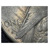 1922-D Peace Dollar Coin - One Dollar Silver, Denver Mint